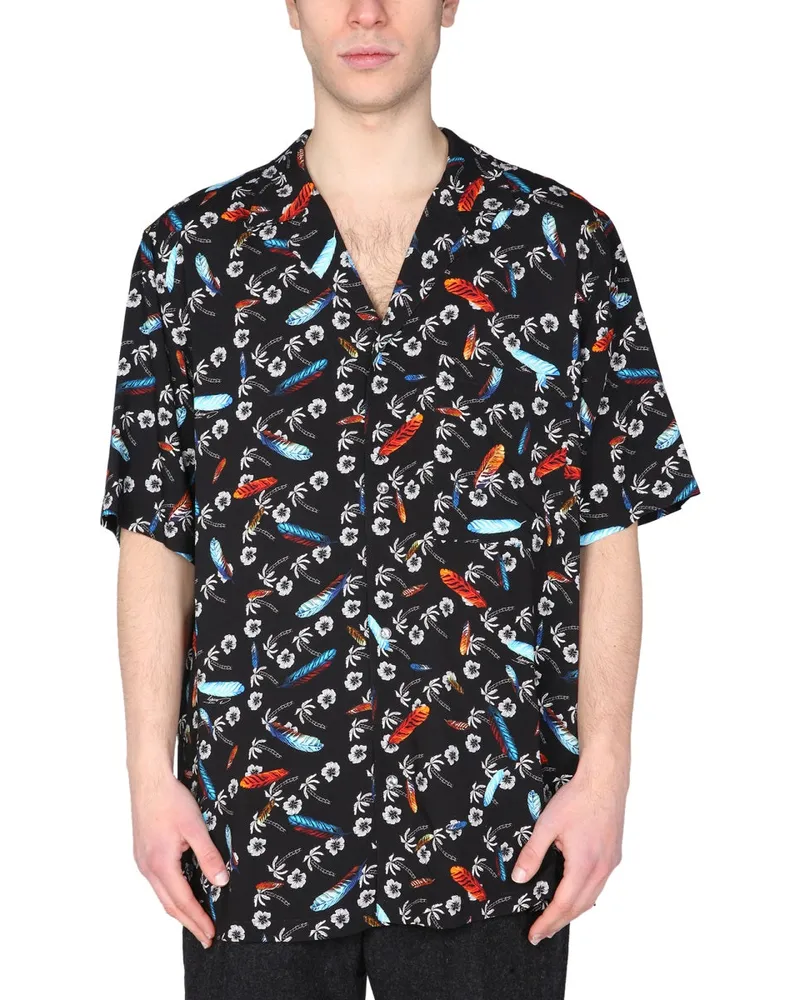 Marcelo Burlon | County of Milan Marcelo Burlon County of Mailand "Hawaii" Hemd Black