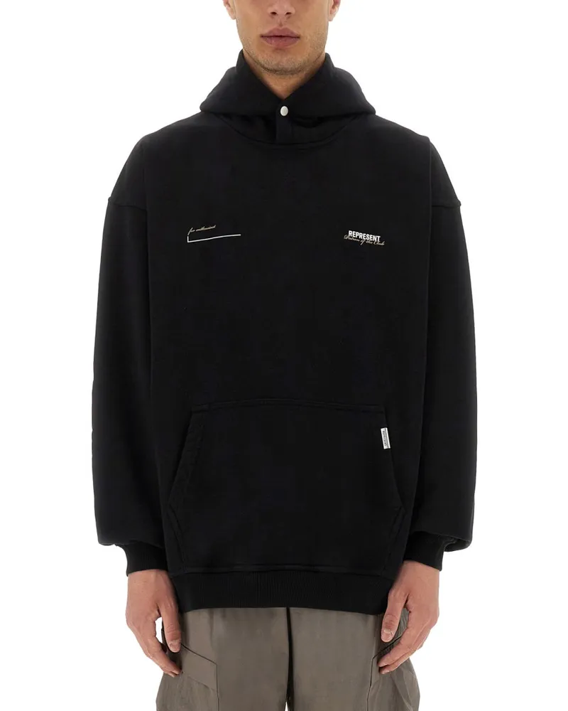 REPRESENT Repräsentieren Sie "Patron des Clubs" Hoodie Black