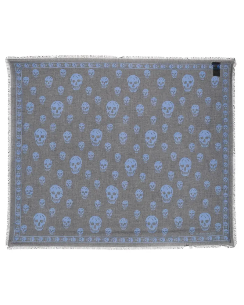 Alexander McQueen Classic Skull Schal Black