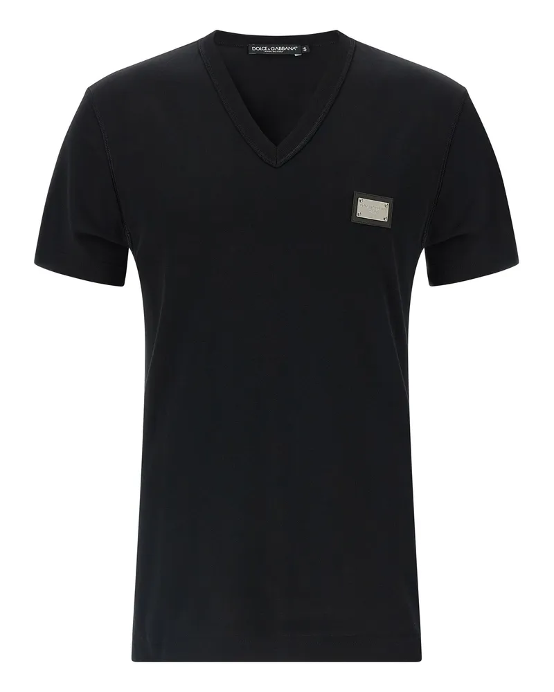 Dolce & Gabbana Logo T -Shirt Black