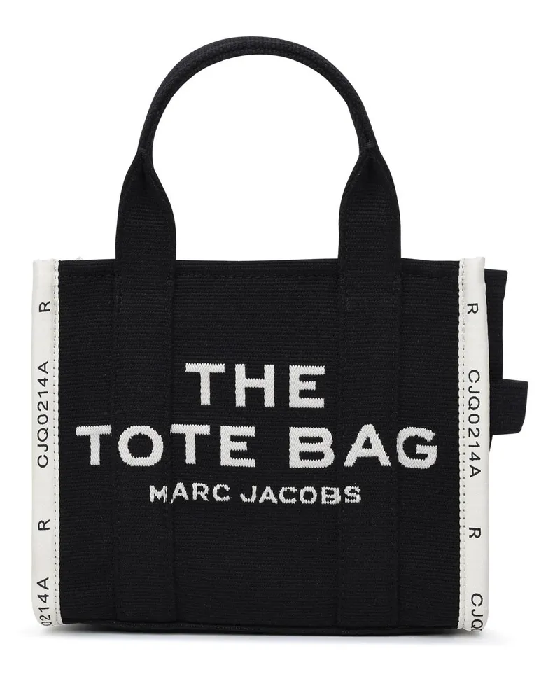 Marc Jacobs Marc Jacobs () kleiner Baumwoll -Jacquard -Tasche Schwarz