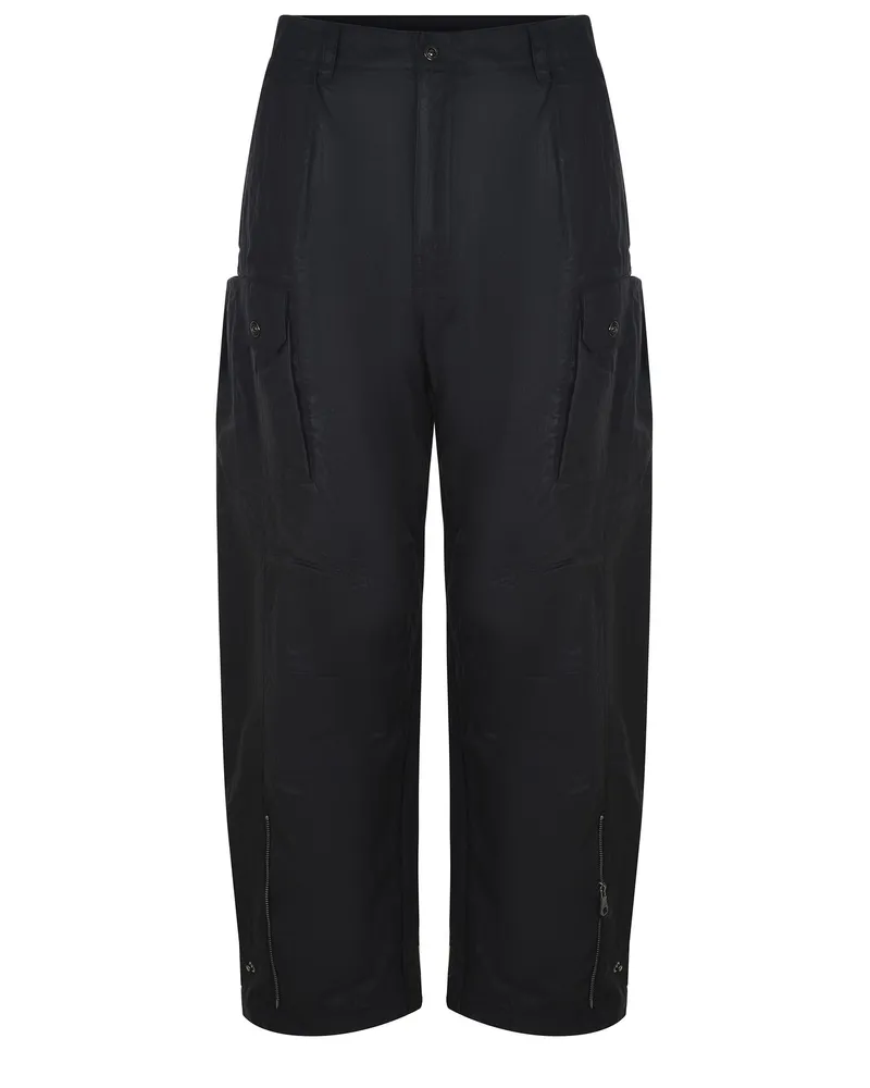 Andersson Bell Hosen aus Baumwollmischung Black