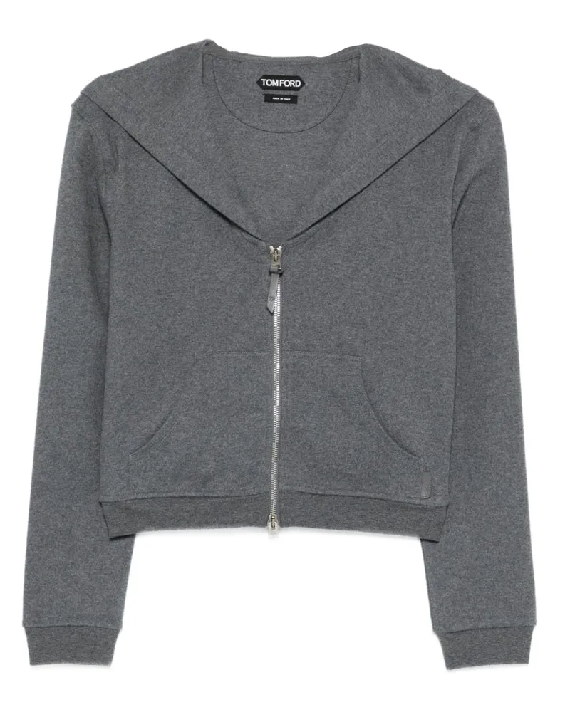 Tom Ford Cotton Hoodie Grey