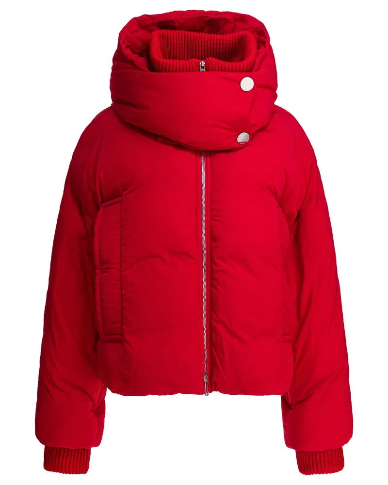 Max Mara Anti Drip Kurze Daunenjacke Red
