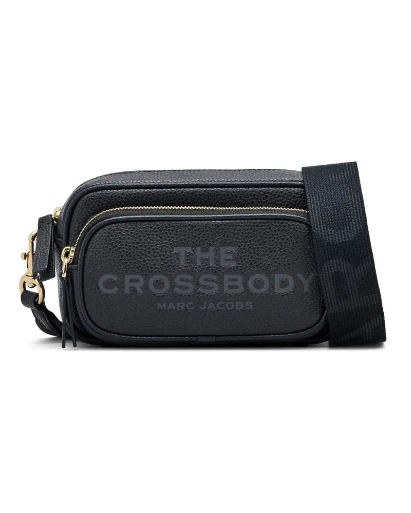 Marc Jacobs die Crossbody Leder -Umhängetasche Black