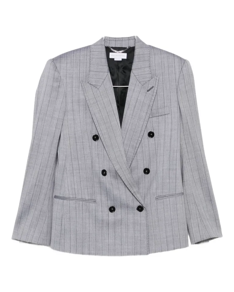 Stella McCartney Zweireihige Jacke aus Wolle von Stella McCartney Grey