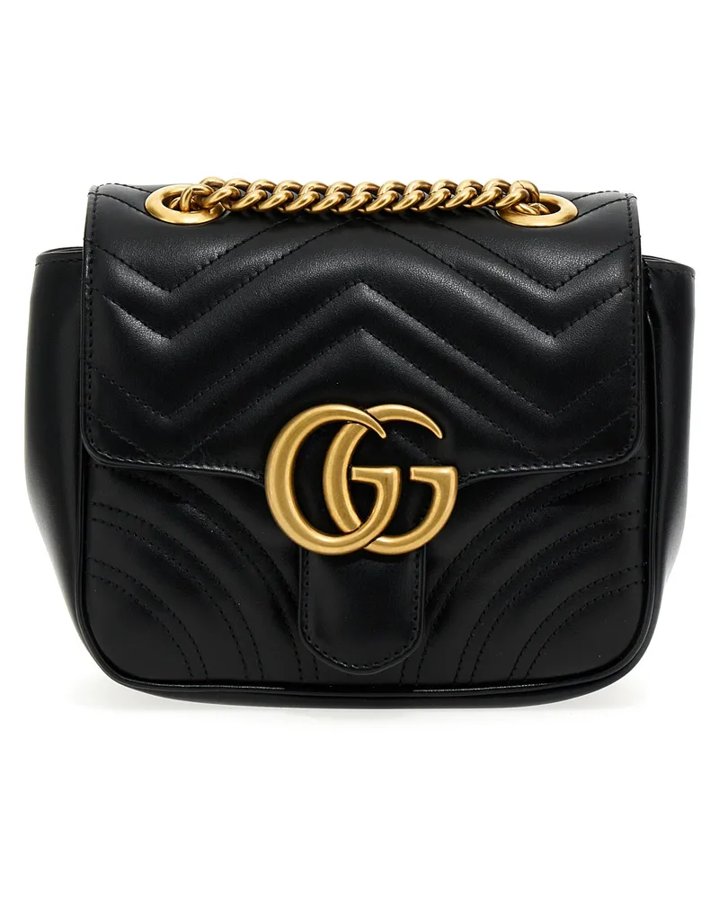 Gucci Gg Marmont“ Mini-Umhängetasche Black
