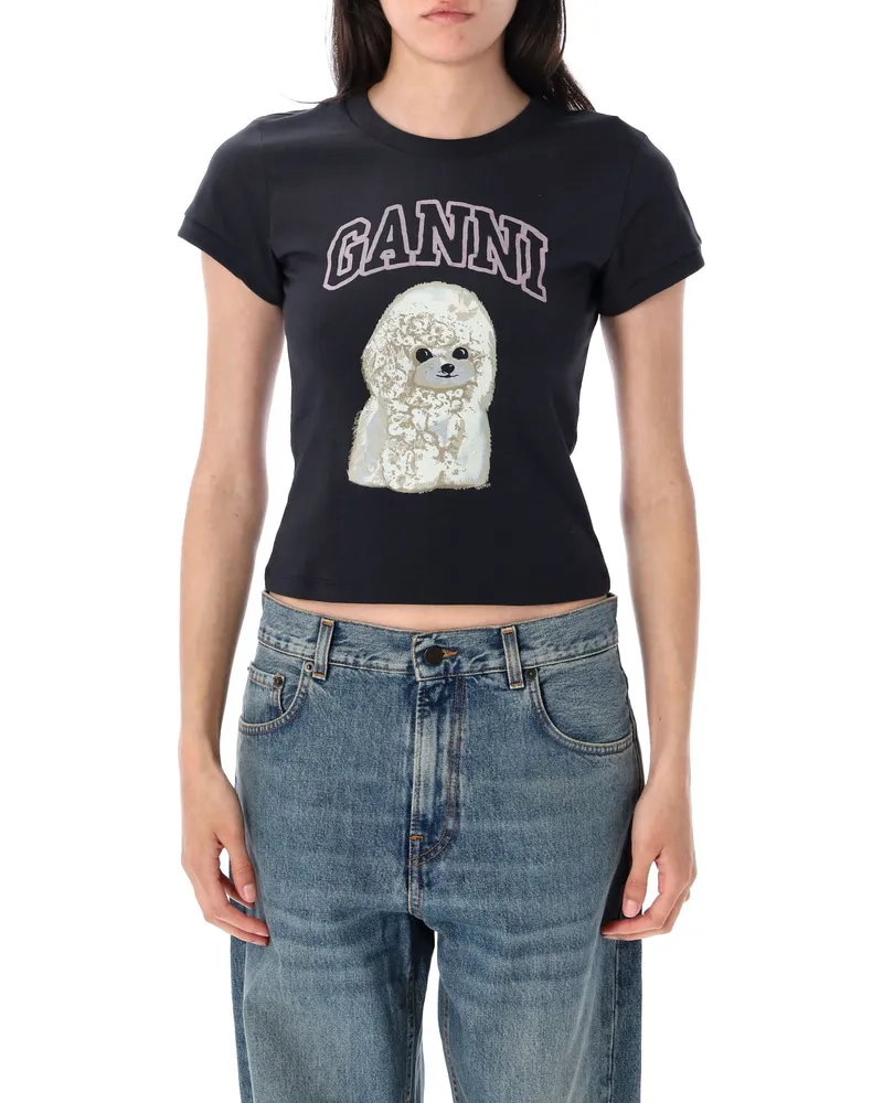Ganni T-Shirts und Polos Phantom