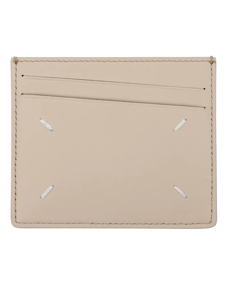 Maison Margiela Damens Dokumentenhalter aus beigem Leder -