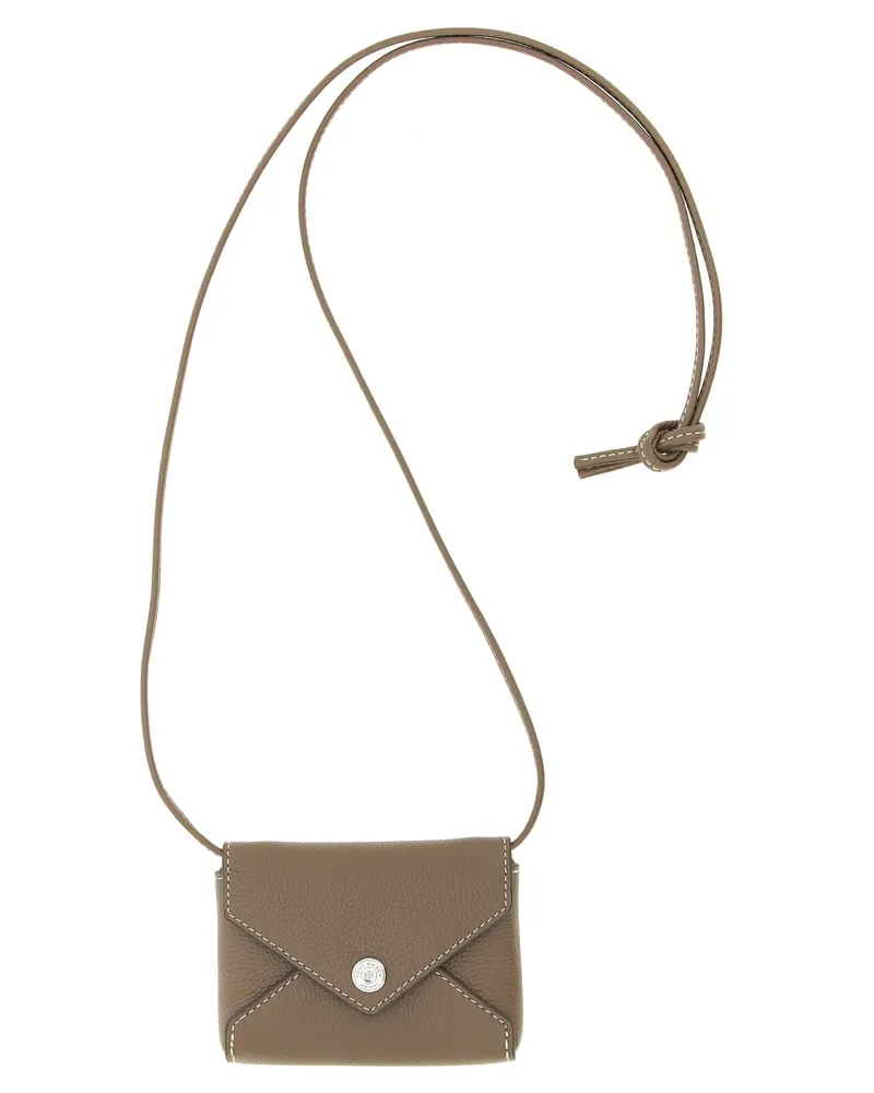 Tory Burch Kartenetui „Lanyard“ von Brown