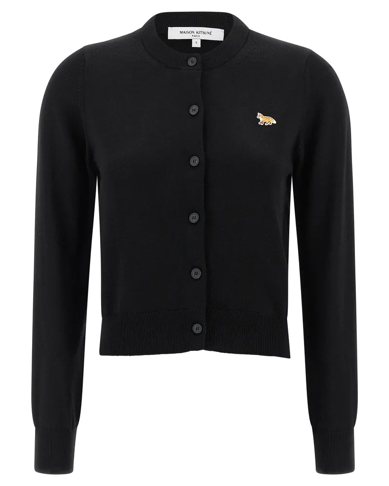 Kitsuné Baby Fox' Strickjacke Black
