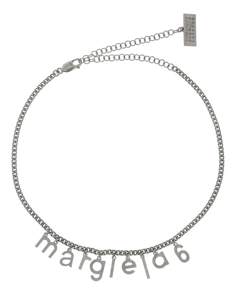 Maison Margiela Pendant Logo Halskette Silver