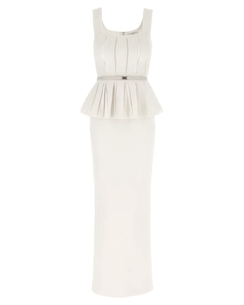 Elisabetta Franchi roter Teppich' Kleid White