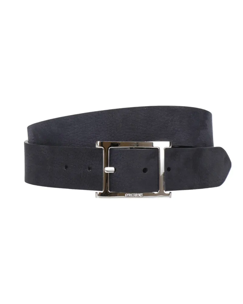 Orciani Gürtel blau+schwarz Blue+black