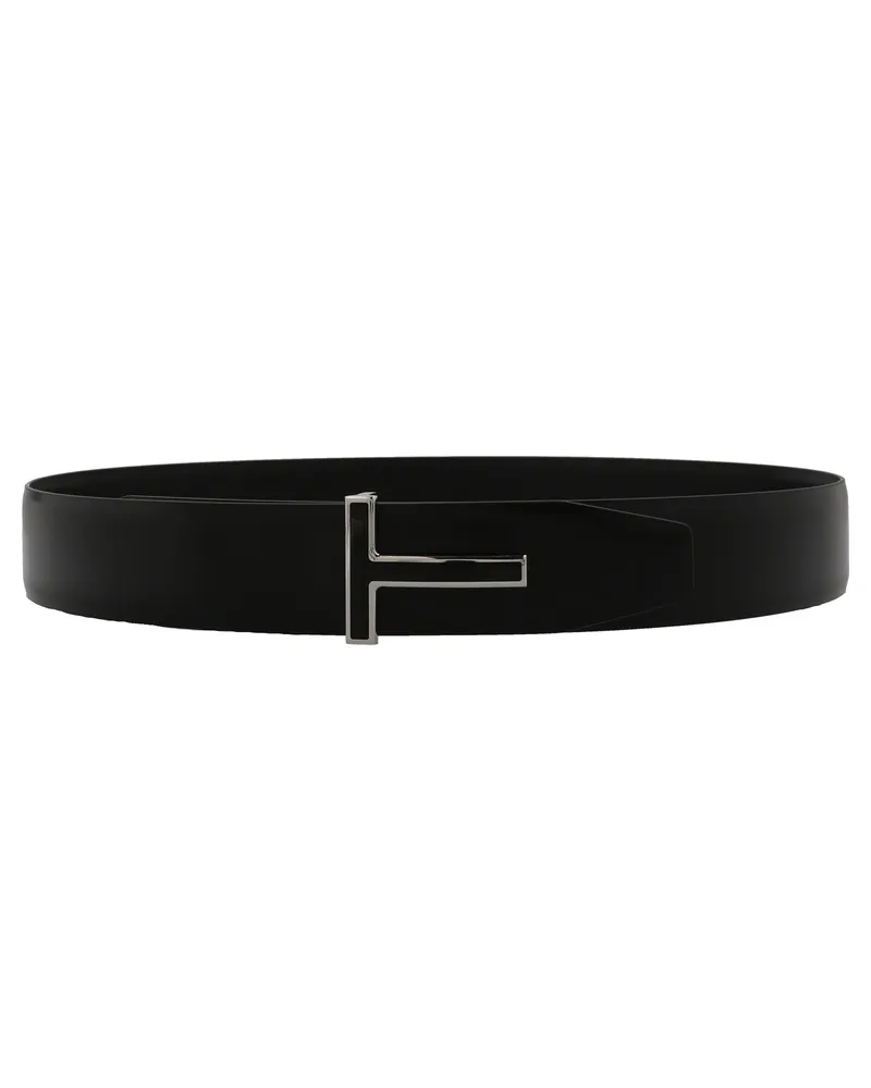 Tom Ford t' Schnalle Gürtel Black