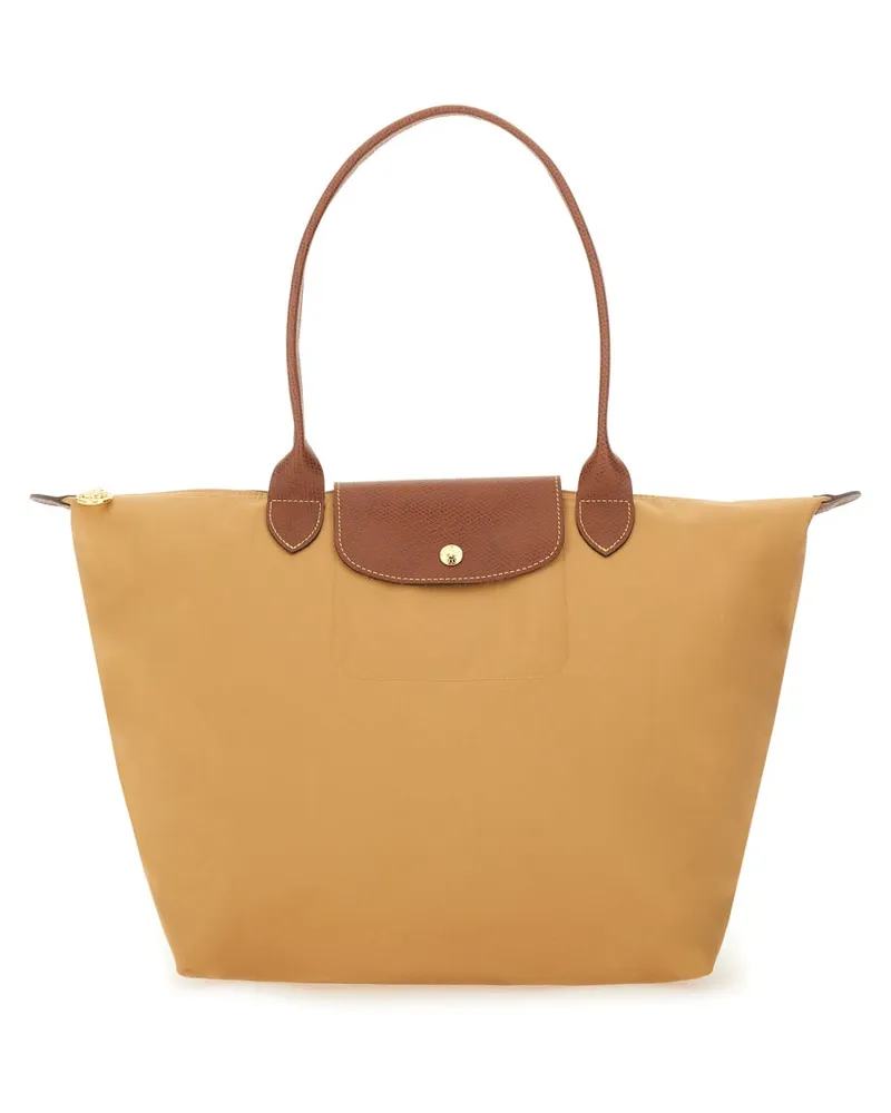 Longchamp Le Pliage große Tasche Beige