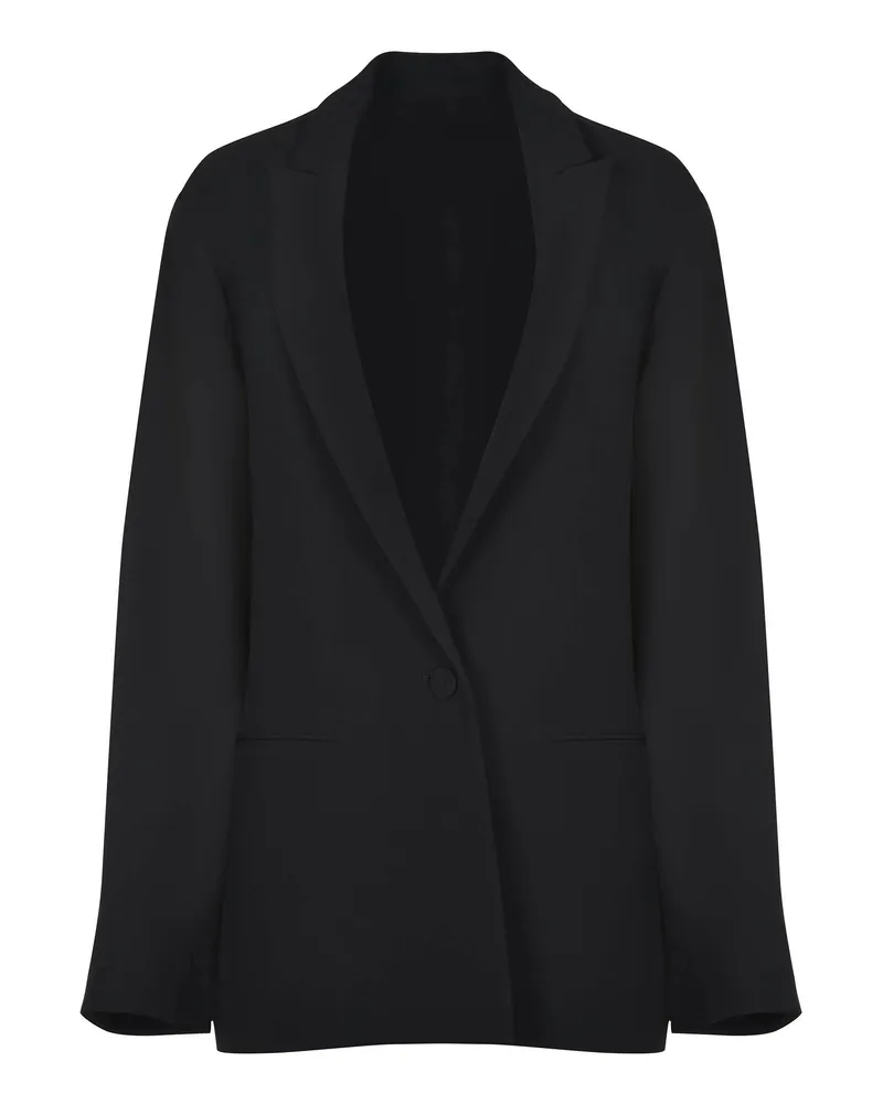 Alberta Ferretti Jacke aus einer viskose Mischung Black