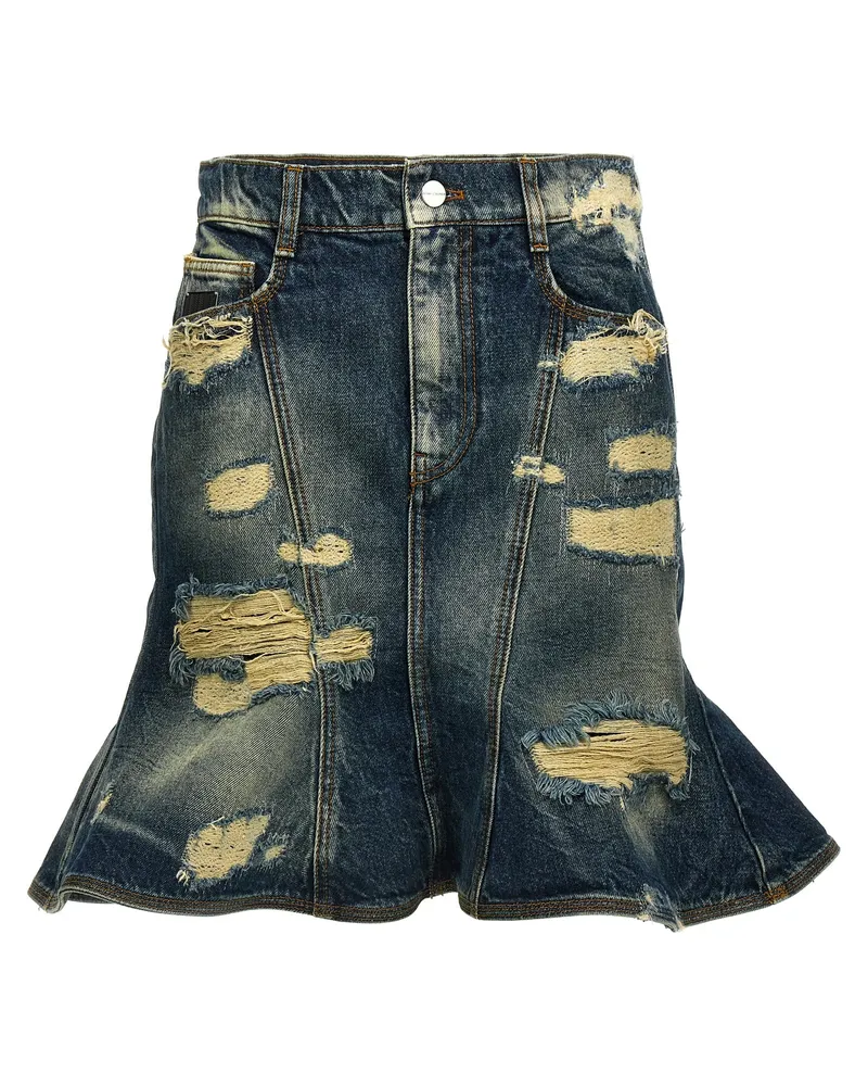 Marc Jacobs The Rip and Repair Straight Jean' Rock Blue