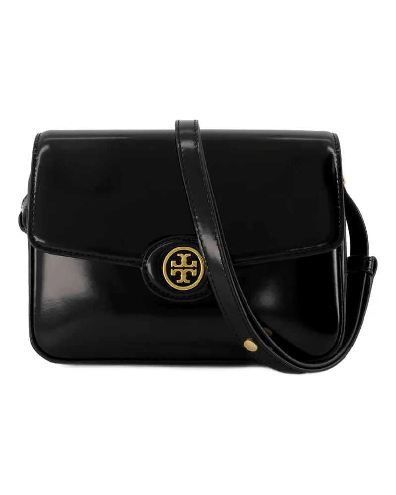 Tory Burch Robinson Hobo Bag  schwarzes Leder Schwarz