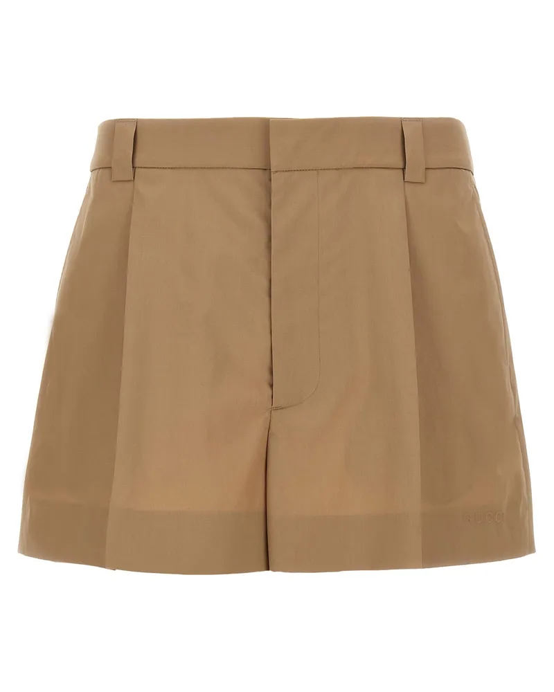 Gucci Baumwollshorts Beige