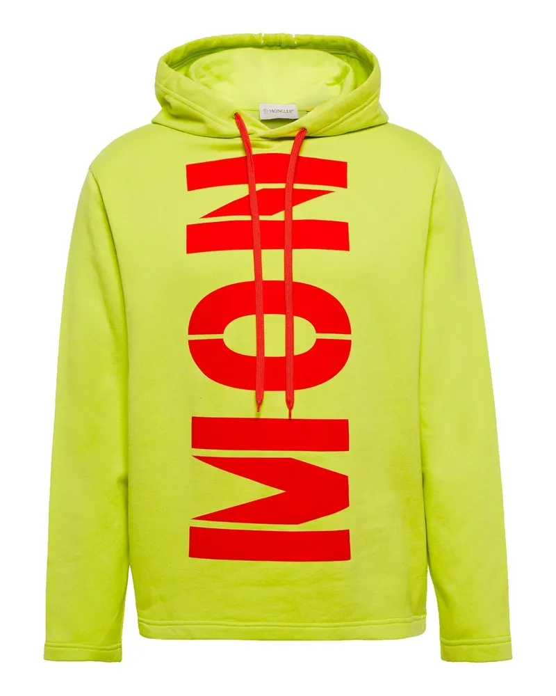 Moncler Genius Logo Hoodie Grün