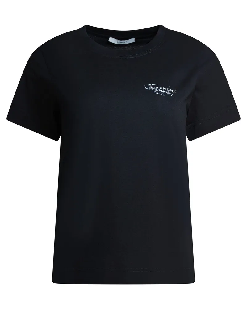 Givenchy Fitted“ T-Shirt mit Rundhalsausschnitt Black