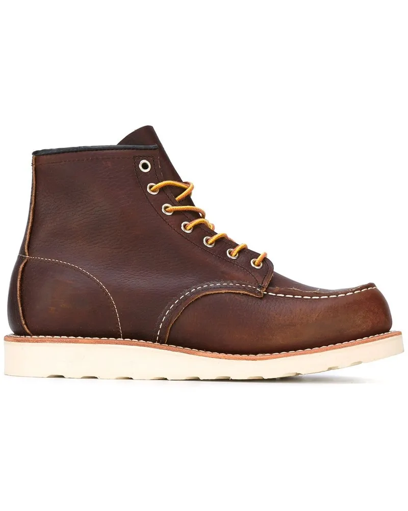 Red Wing Shoes Classic Moc Lederstiefel Brown