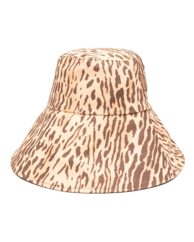 Zimmermann gedruckter Hut Leather
