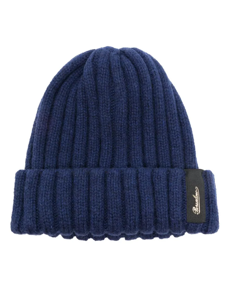Borsalino Hill Cashmere Mütze Blue