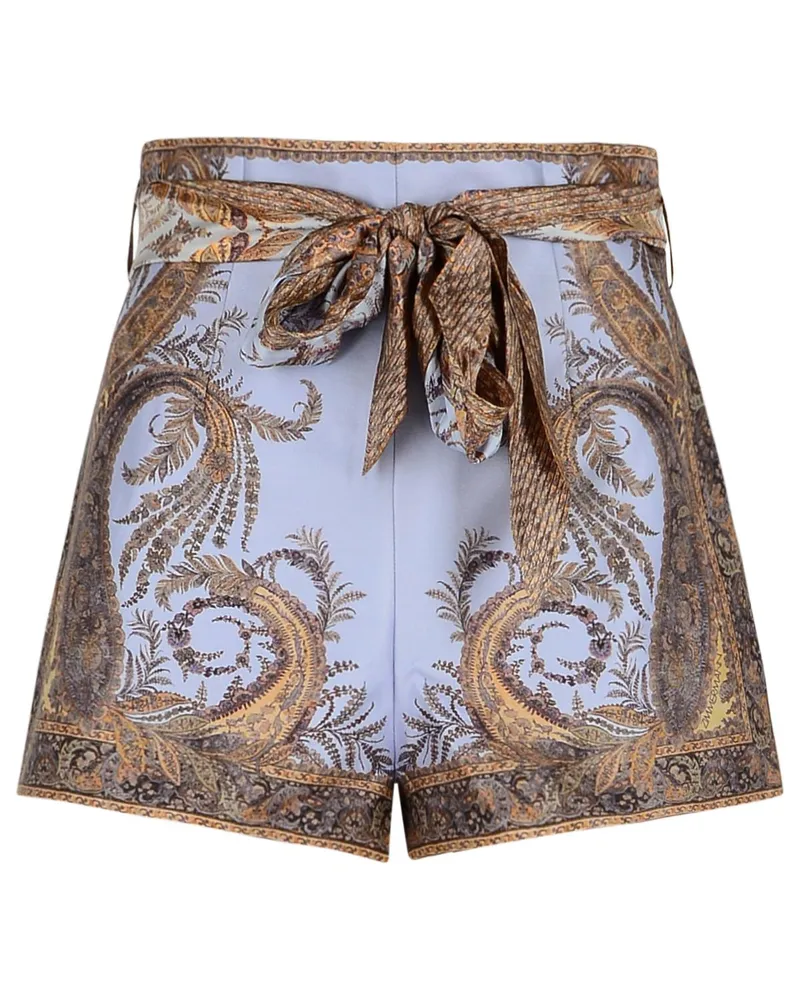 Zimmermann Lilac Seidenmischshorts Liliac