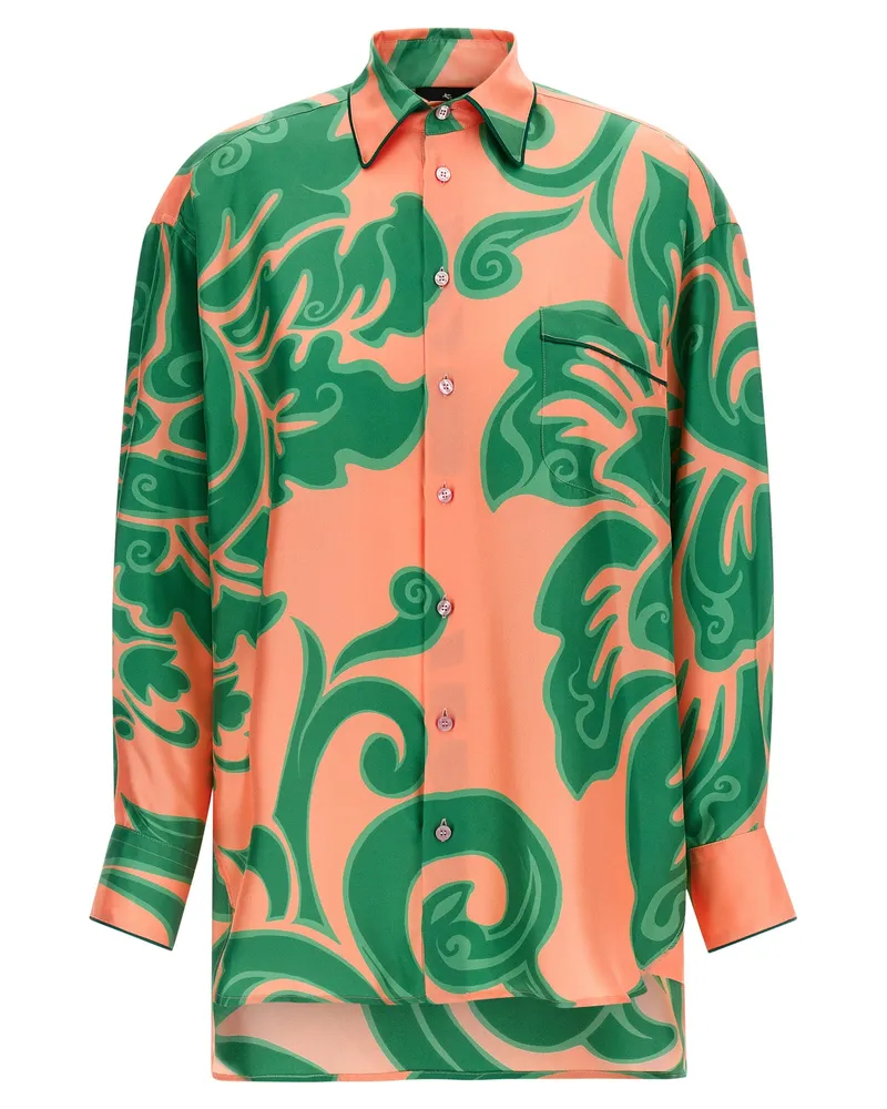 Etro Blumenhemd Multicolor