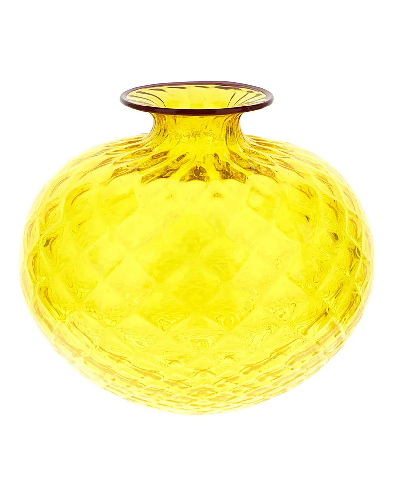 Venini Monofiore Balloton' Vase Yellow