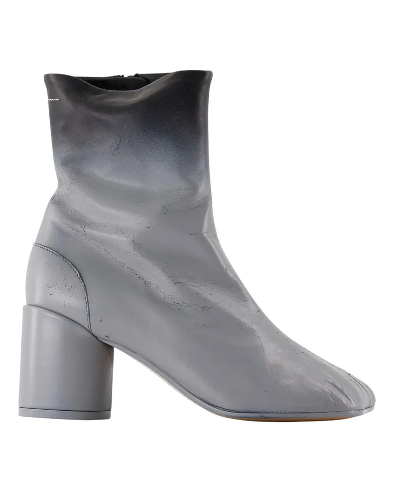 Maison Margiela Knöchelstiefel  Leder schwarz Black