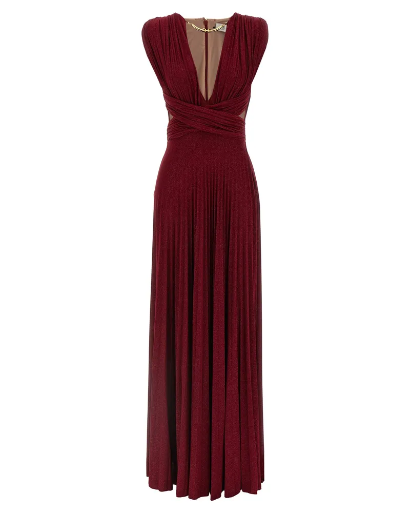 Elisabetta Franchi roter Teppich' Kleid Bordeaux