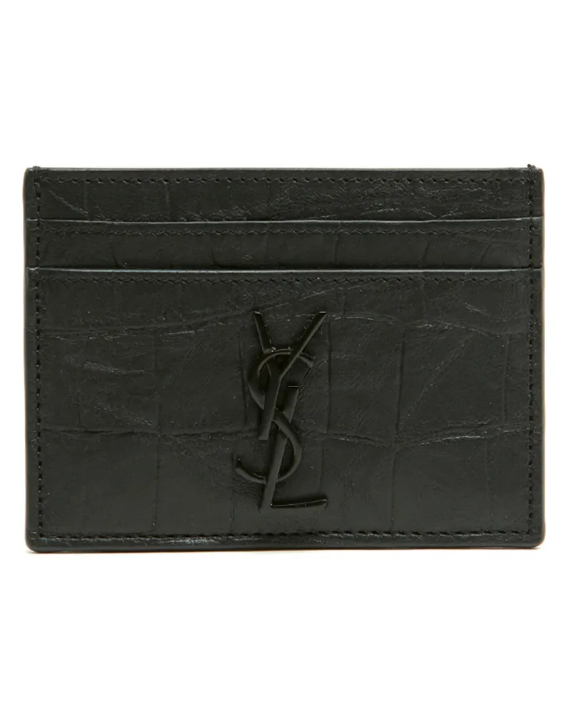 Saint Laurent Cassandre' Karteninhaber Schwarz
