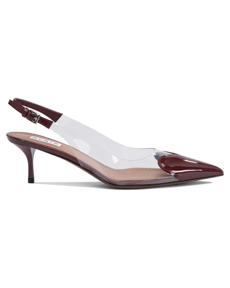 Alaïa Cœur 55 Mm“ Slingbacks Bordeaux