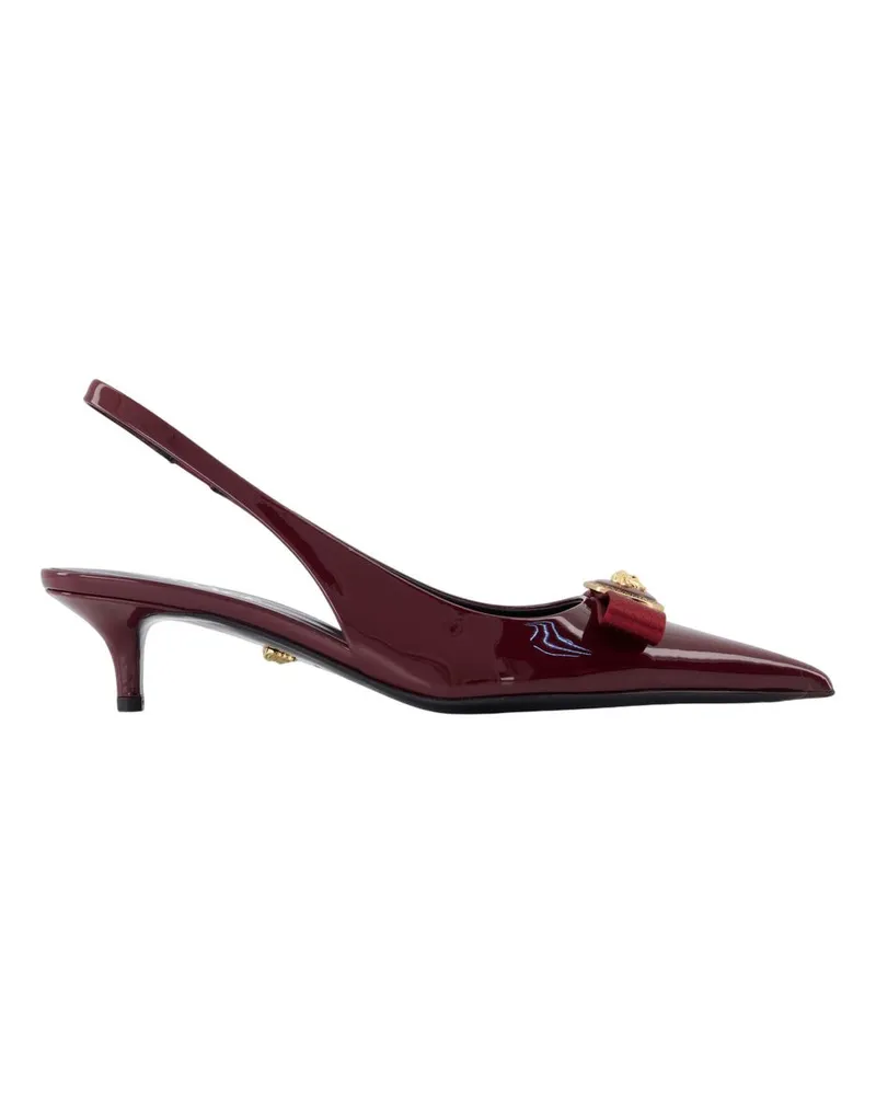 Versace T.45 Pumps  Leder Burgund Burgundy