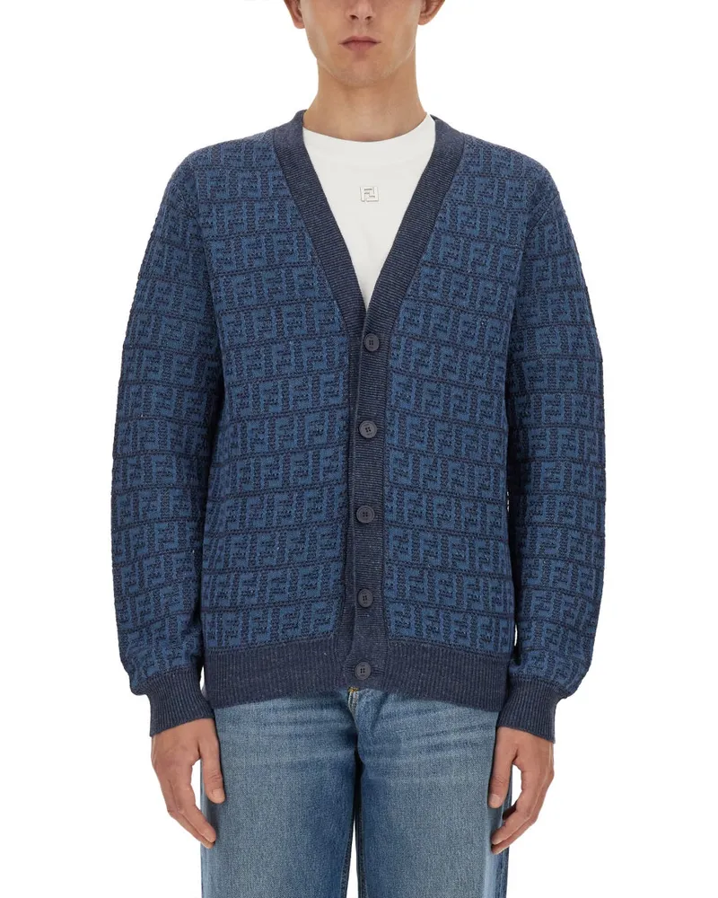 Fendi Cardigan "ff Denim
