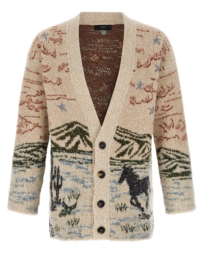 Alanui Sunset Riders' Cardigan Beige