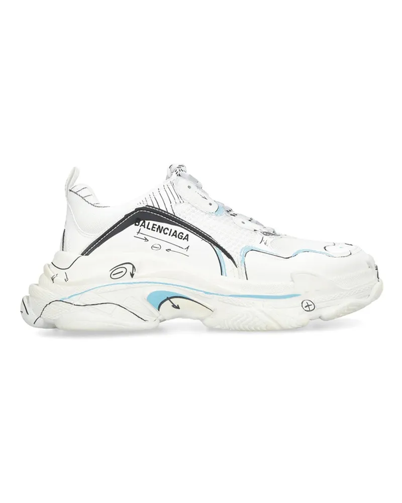 Balenciaga Triple S Turnschuhe White