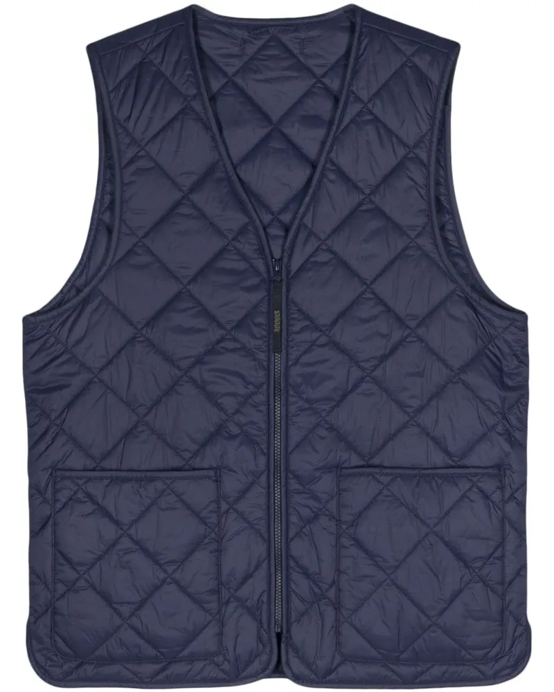 Baracuta Miller gesteppte Weste Blue