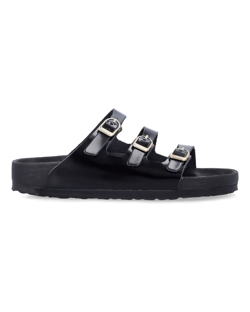 Birkenstock flache Schuhe schwarz Black