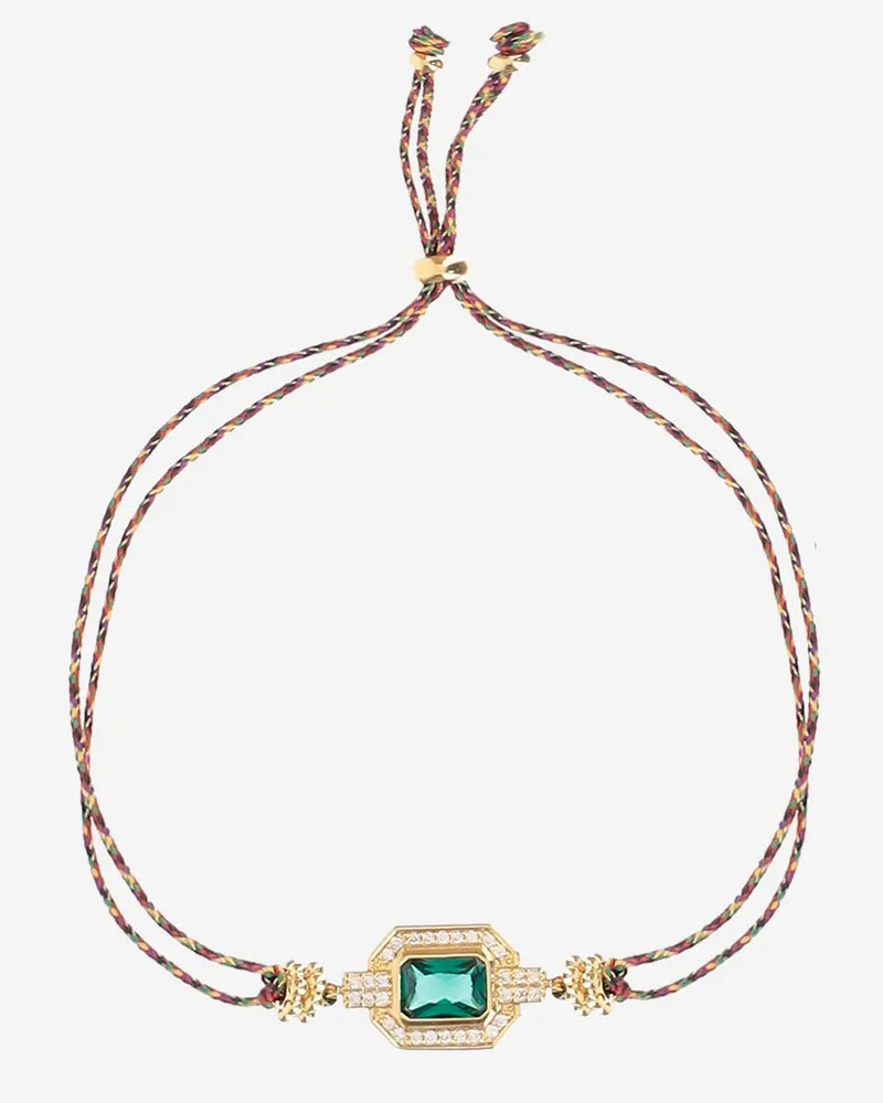 MYA BAY Art Deco Grünes Armband Green