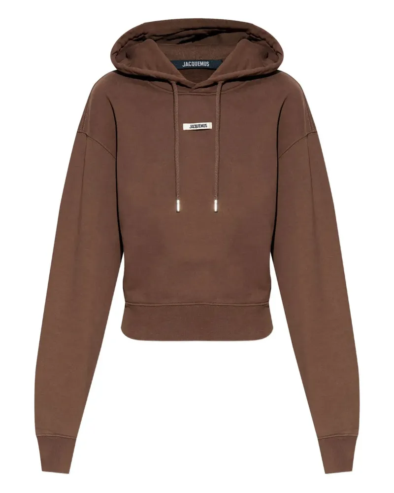 Jacquemus der Gros Grain Hoodie Red