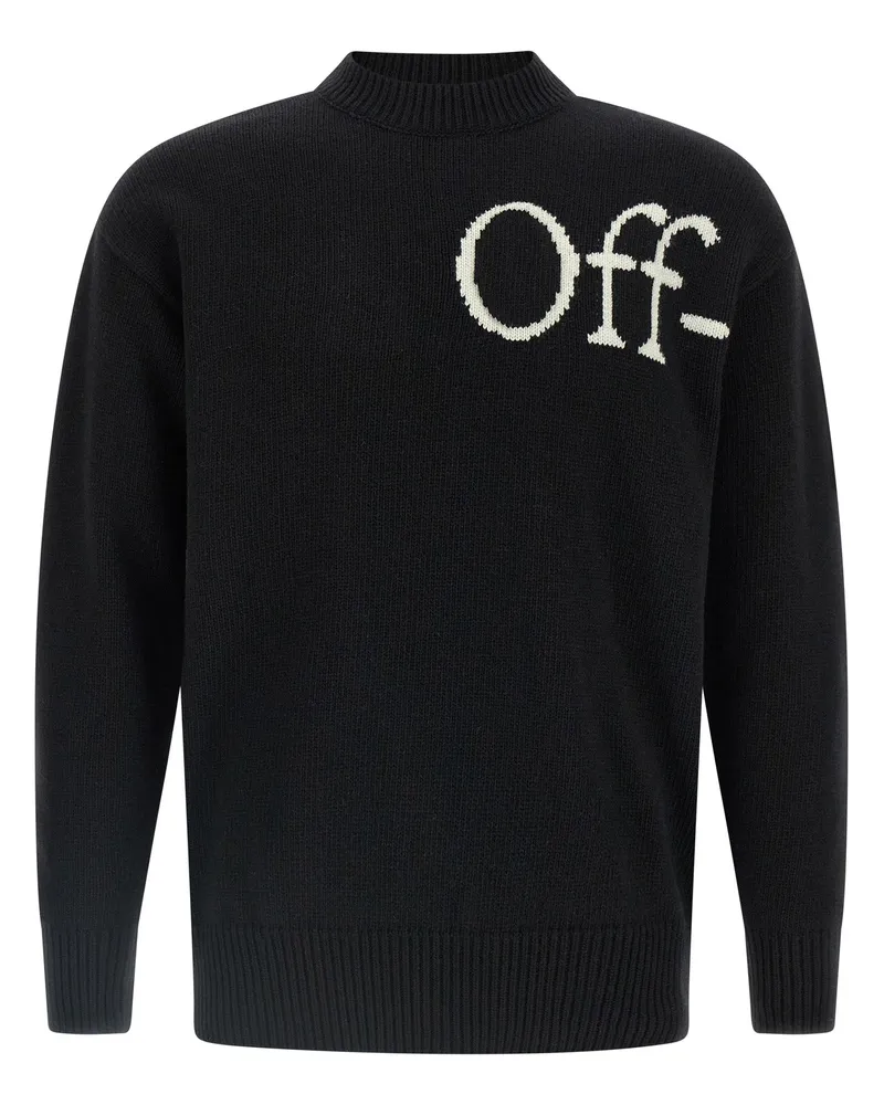 OFF-WHITE Bookish Shared Strick' Pullover White