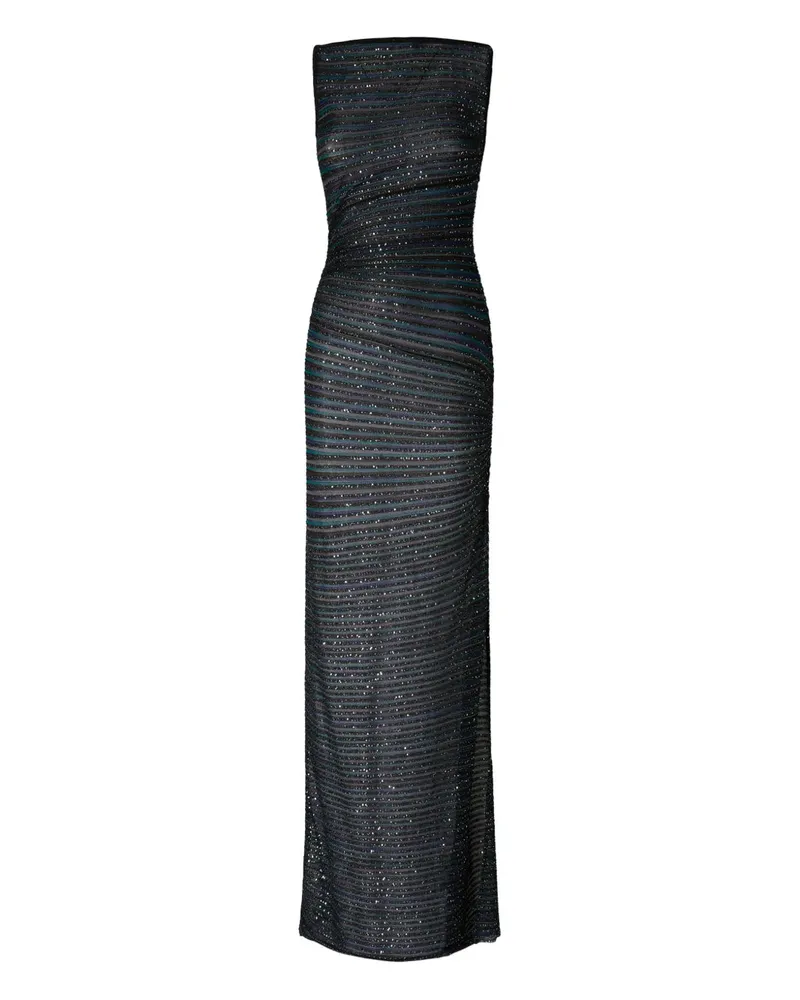 Missoni Long Paillon Kleid Multiblk