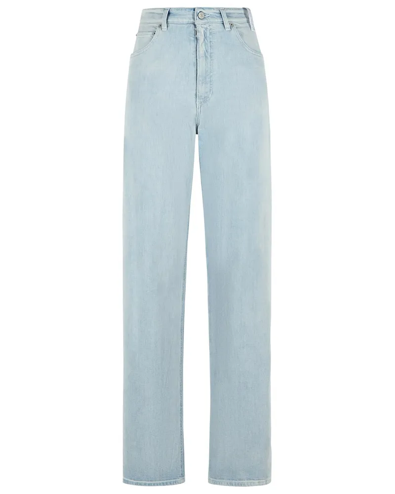 Maison Margiela Hellblaue Baumwolljeans Light