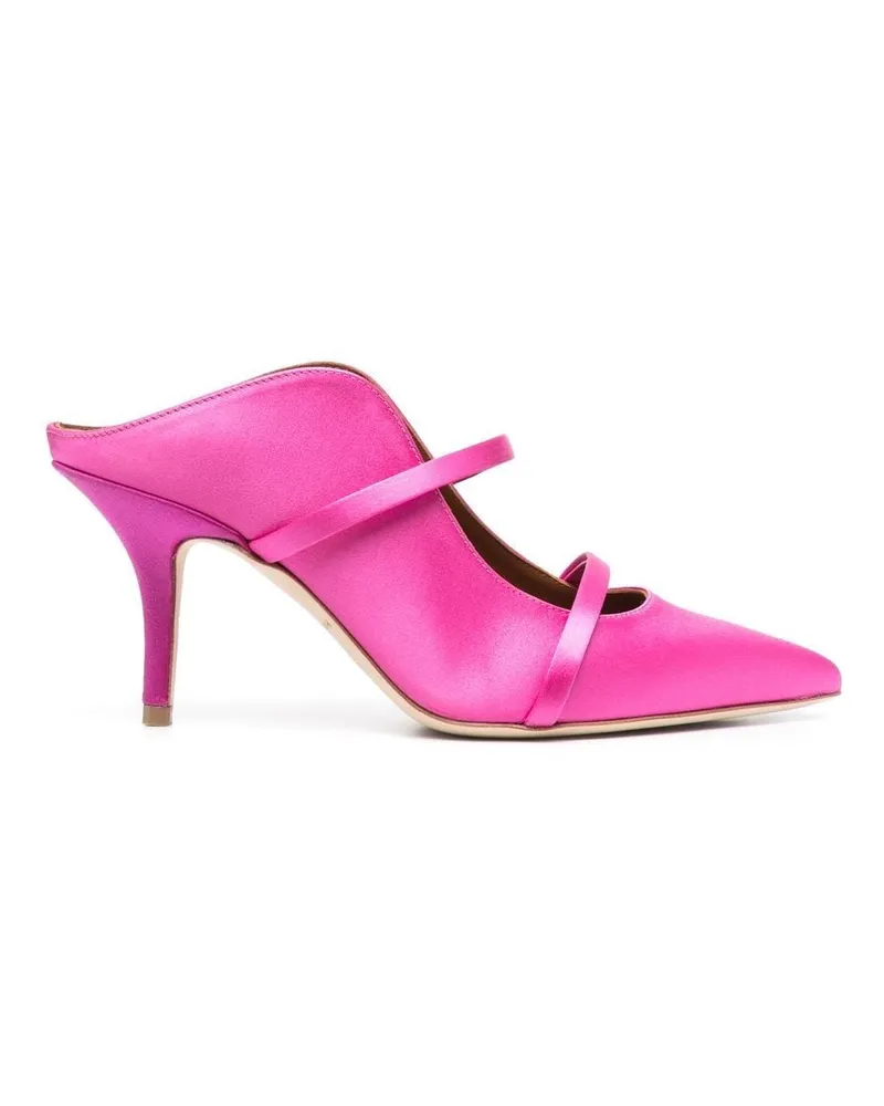 Malone Souliers Maureen 70 Satin Maultiere Pink