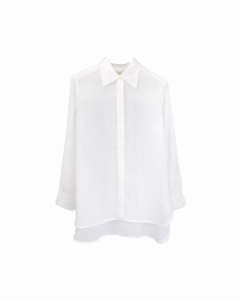 Officine Generale Hemden weiß White