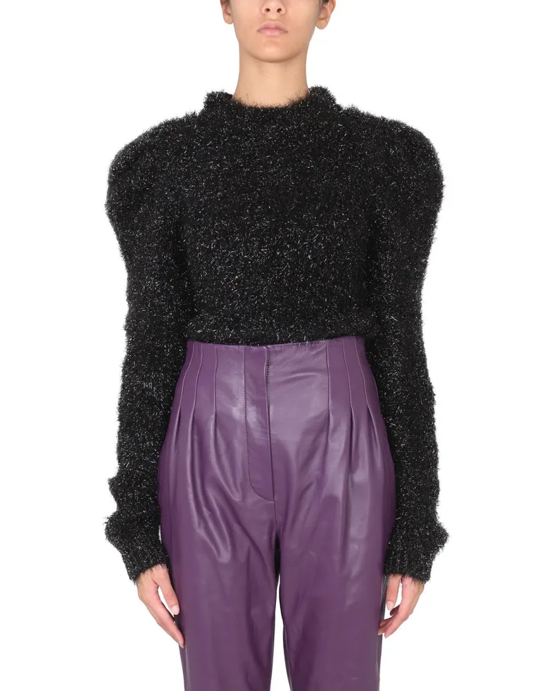 Alberta Ferretti Lurex Trikot Black